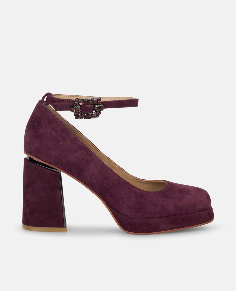 ZAPATO TACÓN ANCHO HEBILLA
