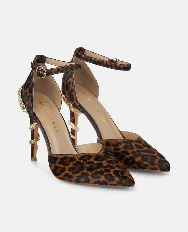 ZAPATO TACÓN CON SERPIENTE