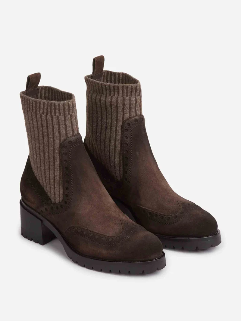 Botines Ante Canalé