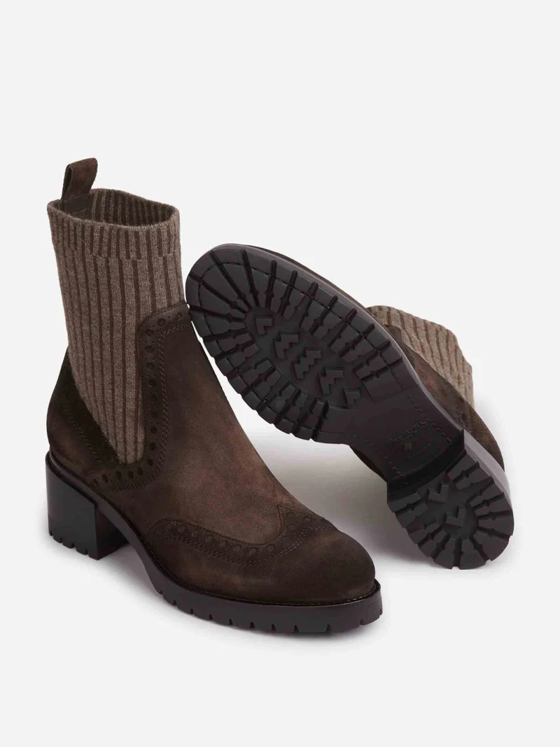 Botines Ante Canalé