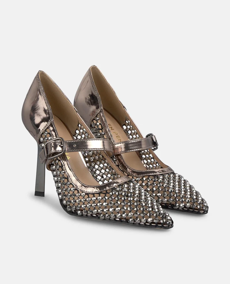 ZAPATO TACÓN REJILLA