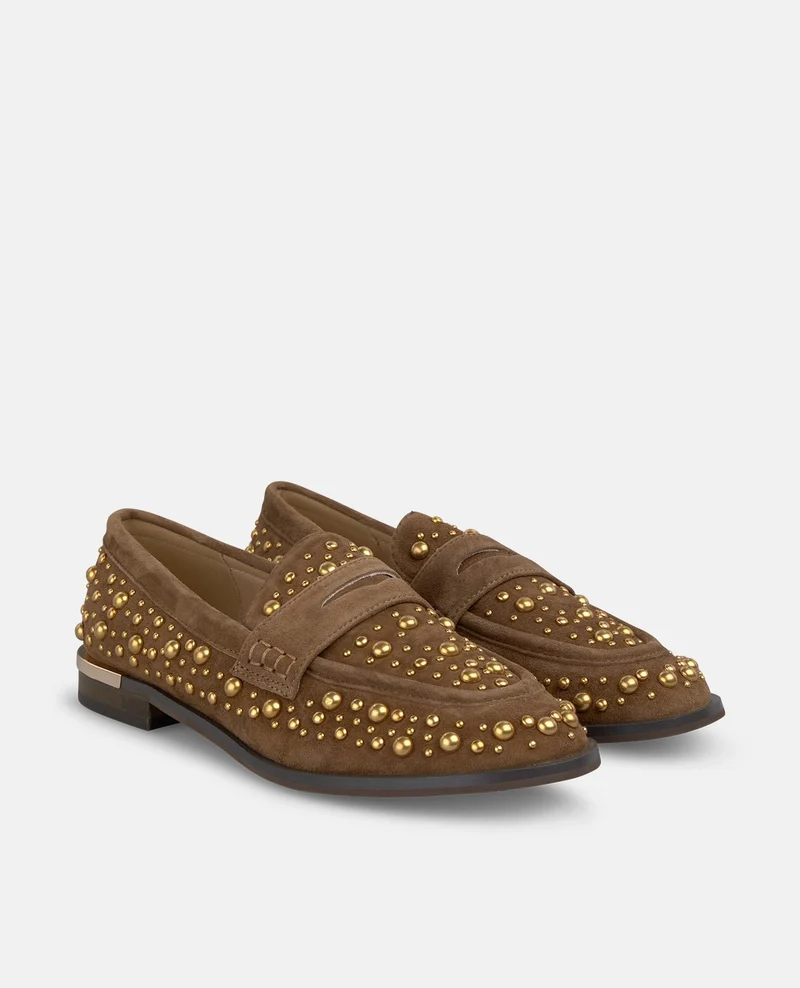 MOCASÍN TACHAS DE PEDRERÍA