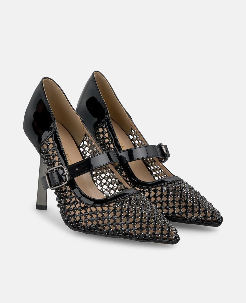 ZAPATO TACÓN REJILLA
