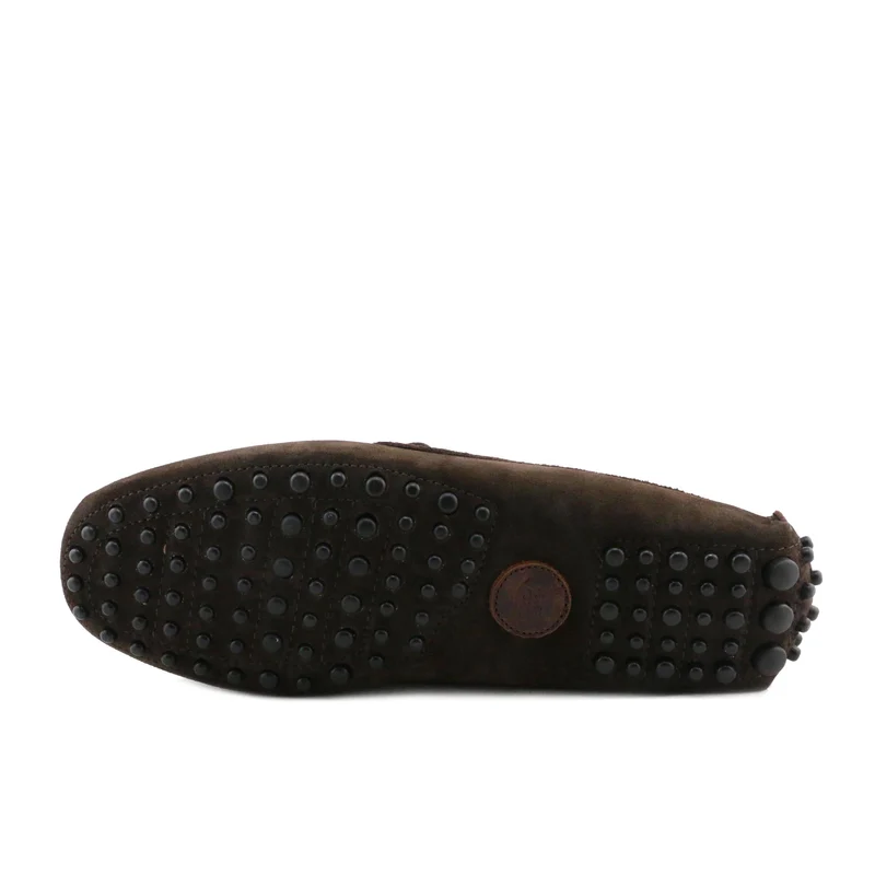Mocasín serraje marrón C104F Castellano