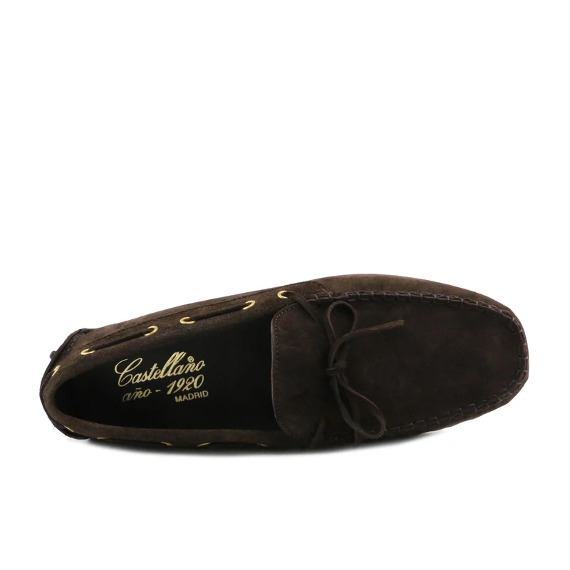 Mocasín serraje marrón C104F Castellano