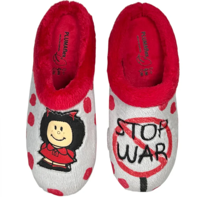 Zapatillas de Casa Plumaflex Maffy 12281 Rojo