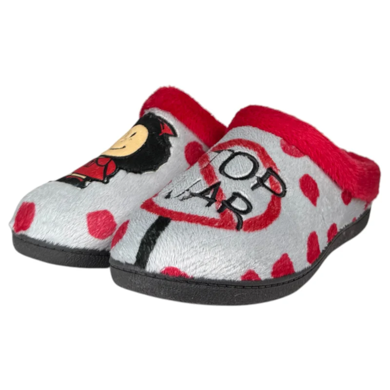 Zapatillas de Casa Plumaflex Maffy 12281 Rojo