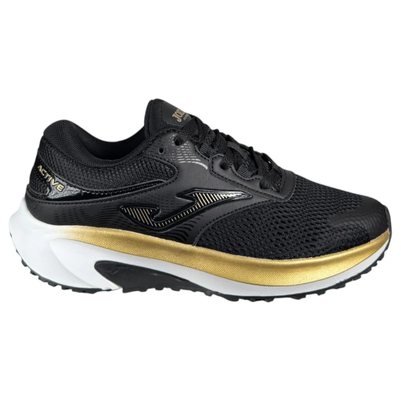 Zapatillas Joma Active Lady 2501 Negro Dorado