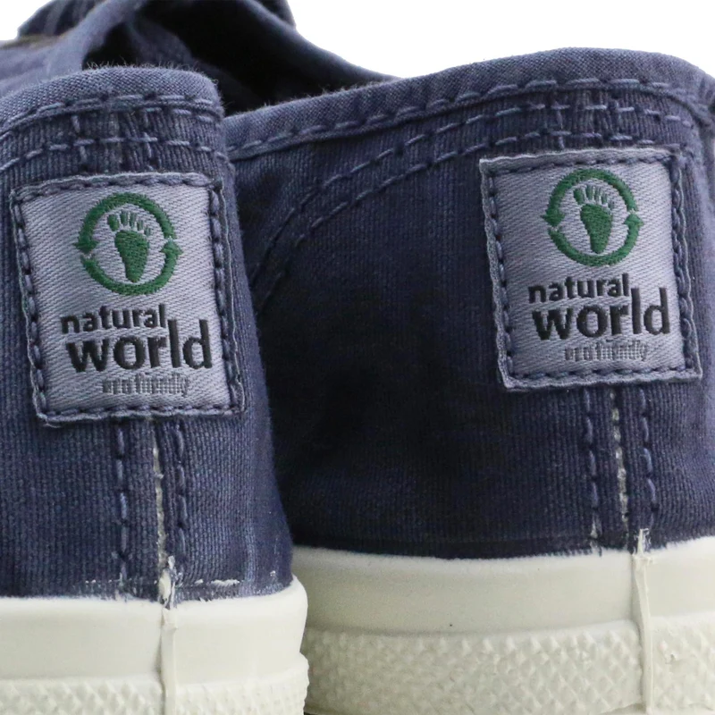 Zapatilla azul lavado LONA102 Natural World