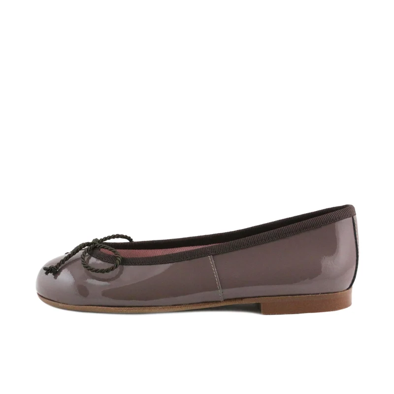 Bailarina charol marrón claro 5631 Eli