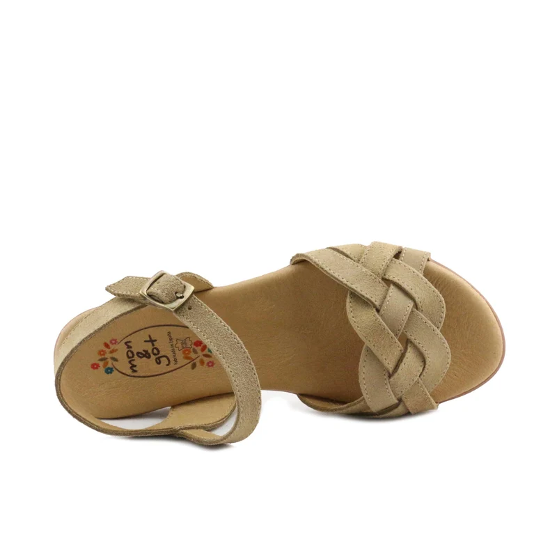 Sandalia camel 1041 Pepa & Cris