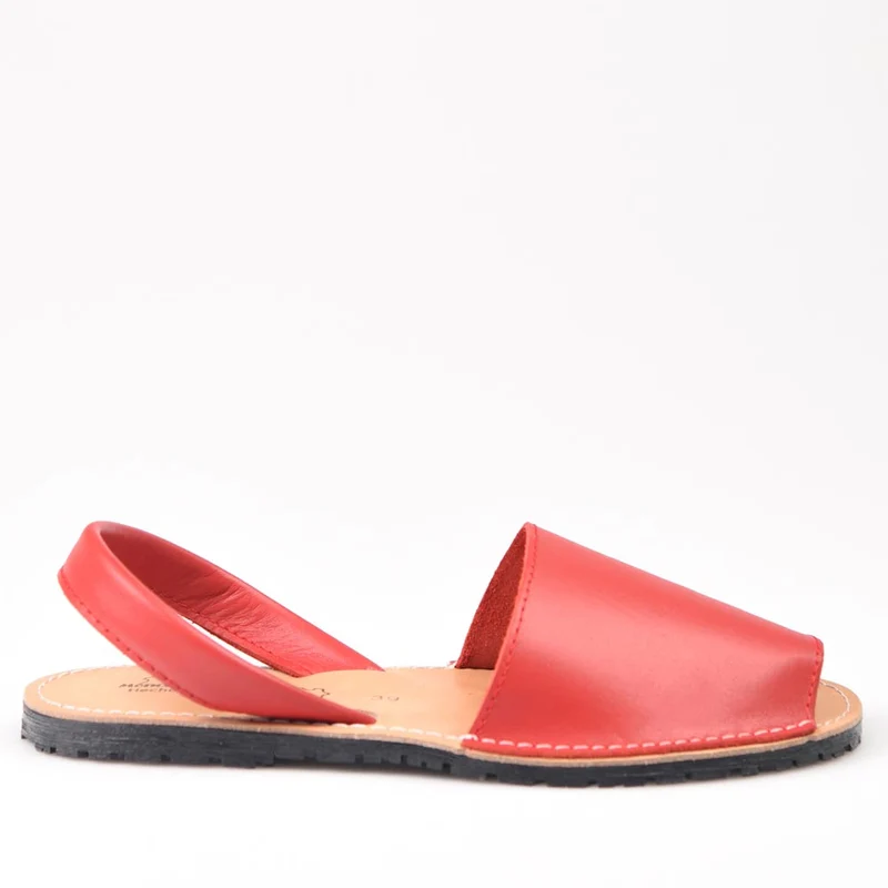 Sandalias Menorquinas Rojo
