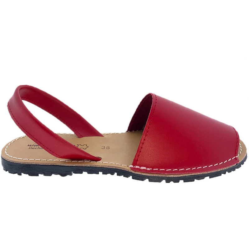 Sandalias Menorquinas Rojo