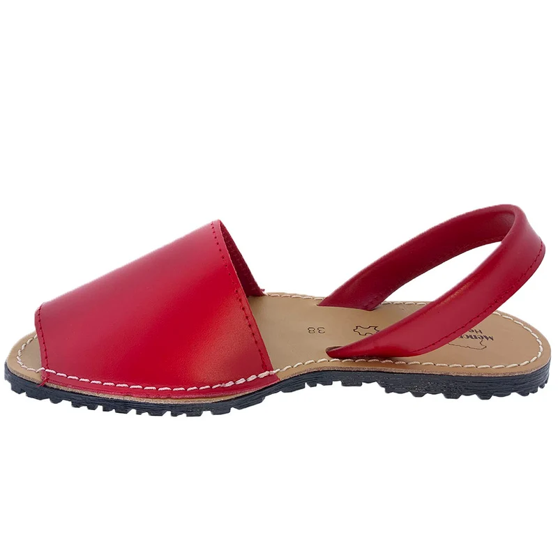 Sandalias Menorquinas Rojo