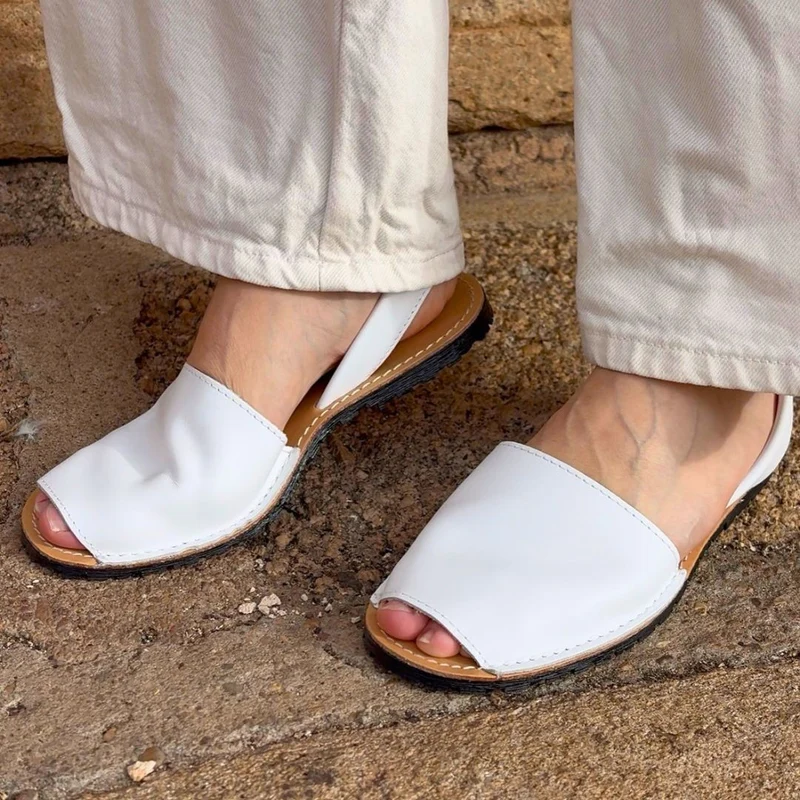 Sandalias Menorquinas Blanco