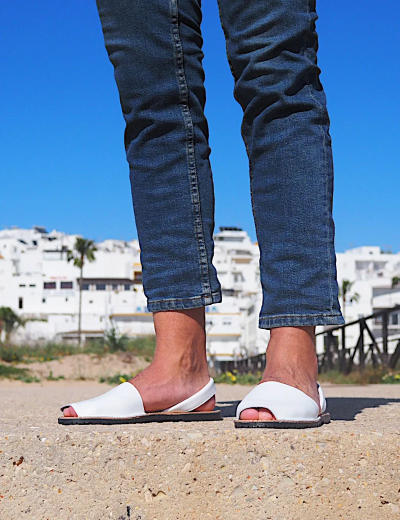 Sandalias Menorquinas Blanco