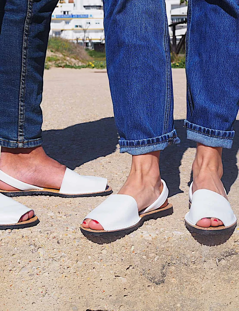 Sandalias Menorquinas Blanco