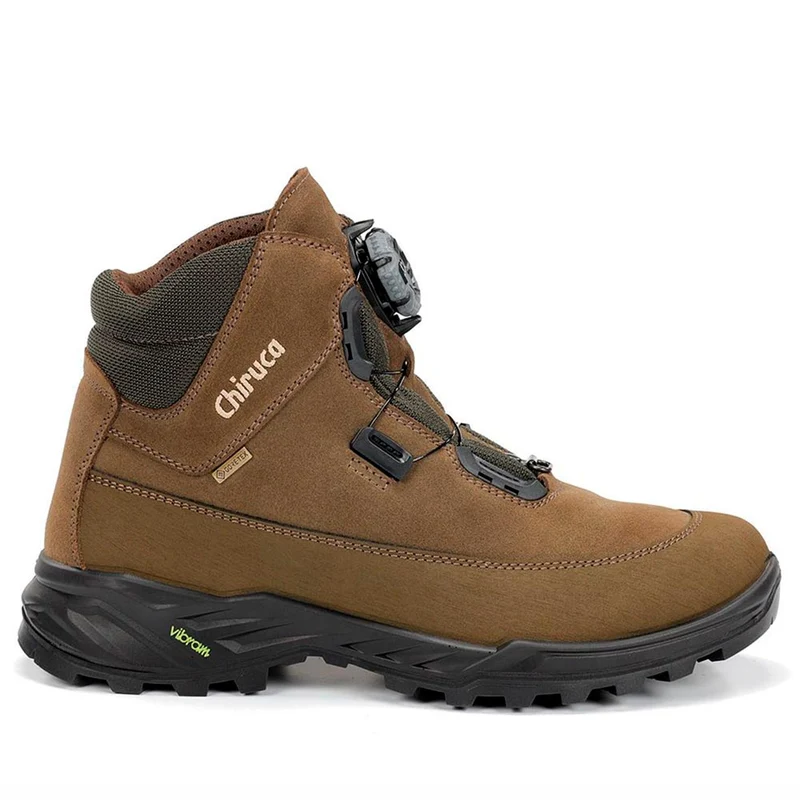 Botas de montaña y trekking Unisex Chiruca Cares Boa 11 Bandeleta Gore-Tex Verdoso
