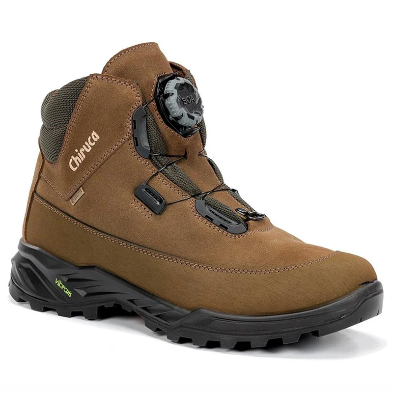 Botas de montaña y trekking Unisex Chiruca Cares Boa 11 Bandeleta Gore-Tex Verdoso