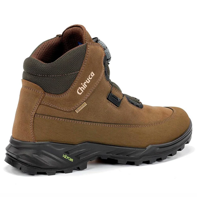 Botas de montaña y trekking Unisex Chiruca Cares Boa 11 Bandeleta Gore-Tex Verdoso