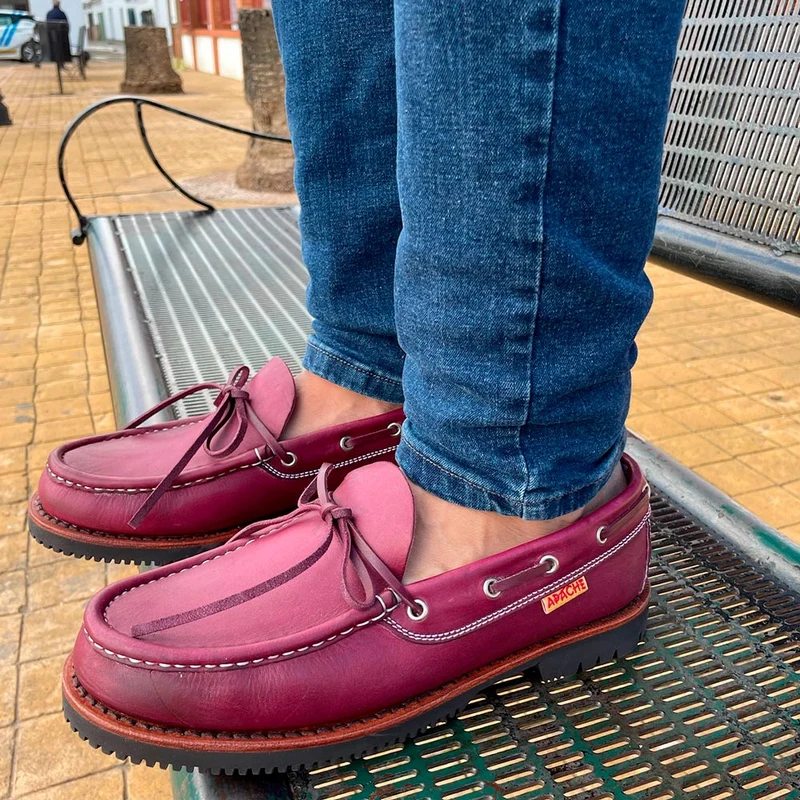 Zapatos Apache 412 Burdeos