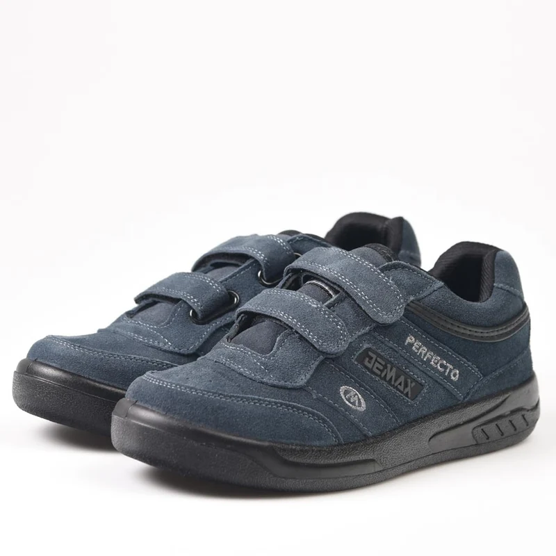 Zapatillas Demax Gris Velcro