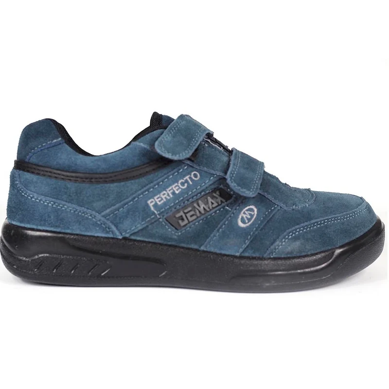 Zapatillas Demax Gris Velcro