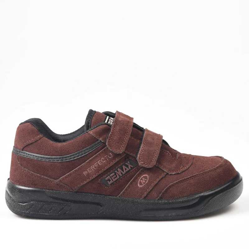 Zapatillas Demax Marrón Velcro