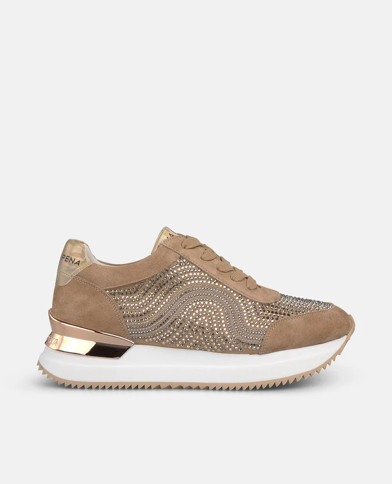 SNEAKER ESTAMPADA PEDRERÍA