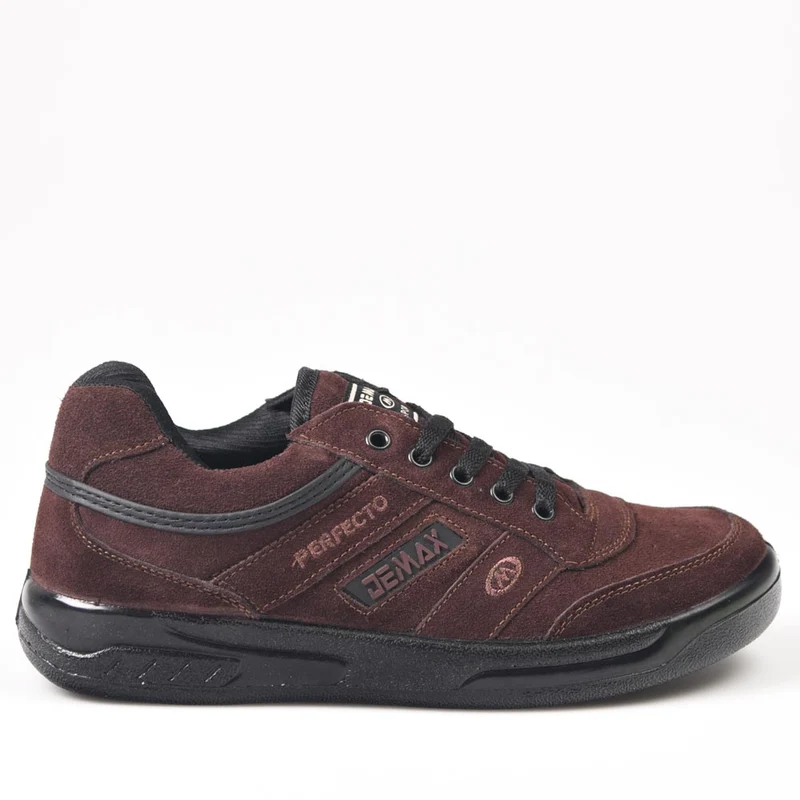 Zapatillas Demax Marrón Cordones