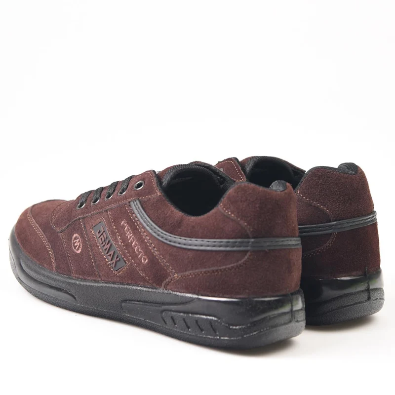 Zapatillas Demax Marrón Cordones