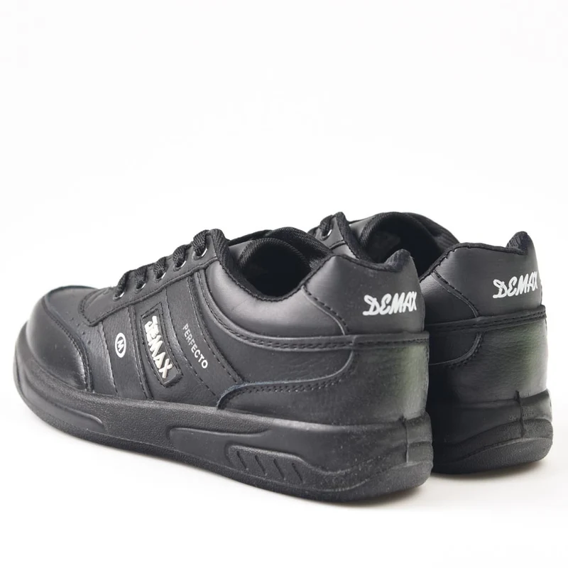 Zapatillas Demax Negro Cordones