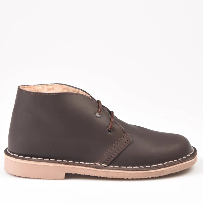 Botas Pisamierdas Pull Marrón Borreguito
