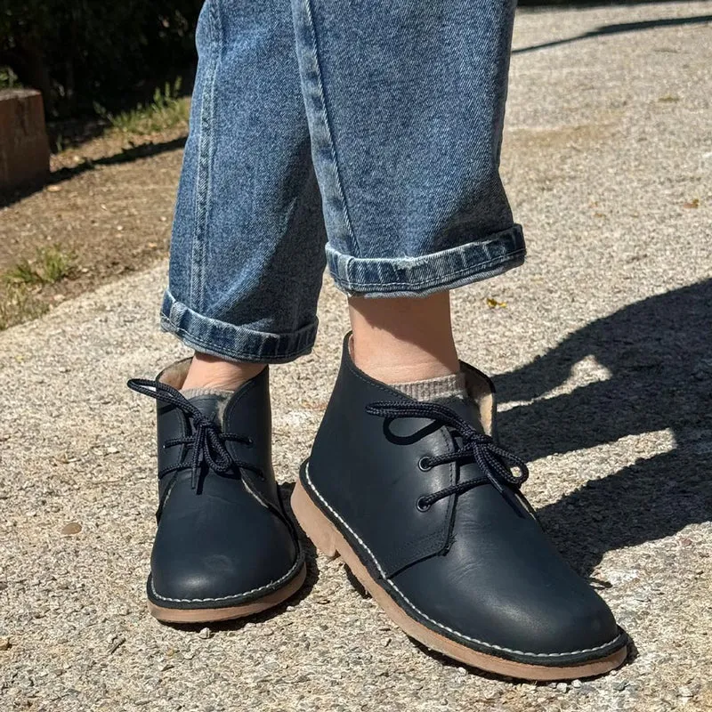 Botas Pisamierdas Pull Marino Borreguito