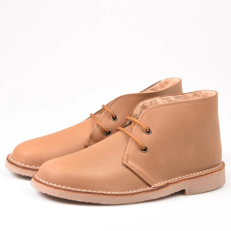 Botas Pisamierdas Pull Camel Borreguito