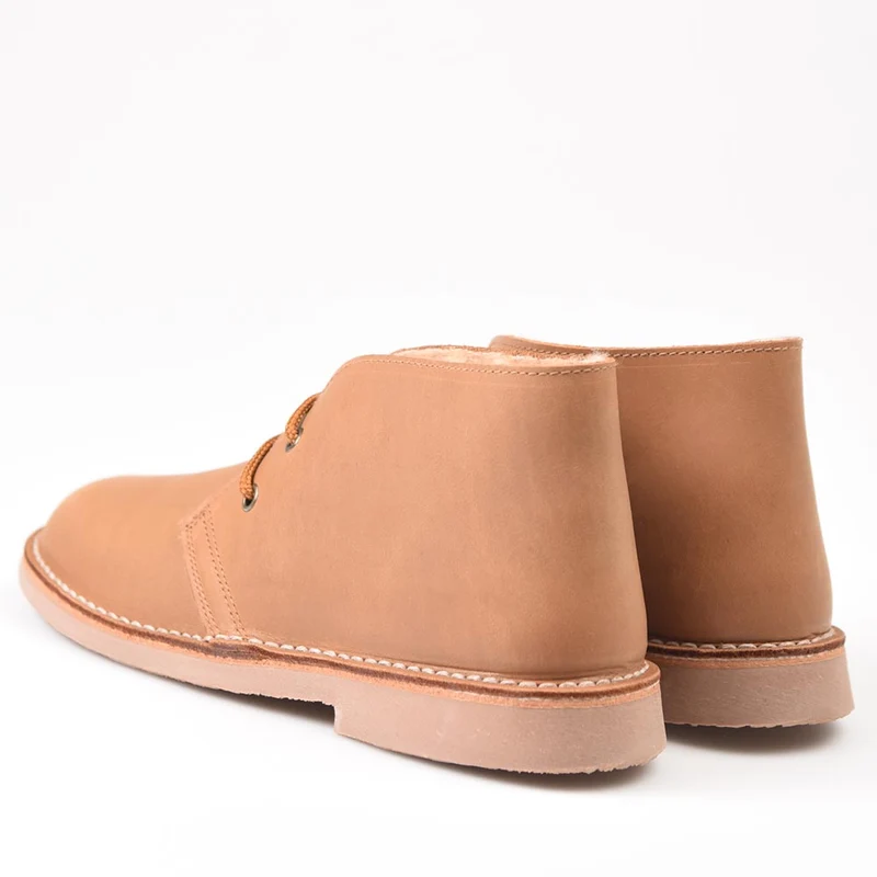 Botas Pisamierdas Pull Camel Borreguito