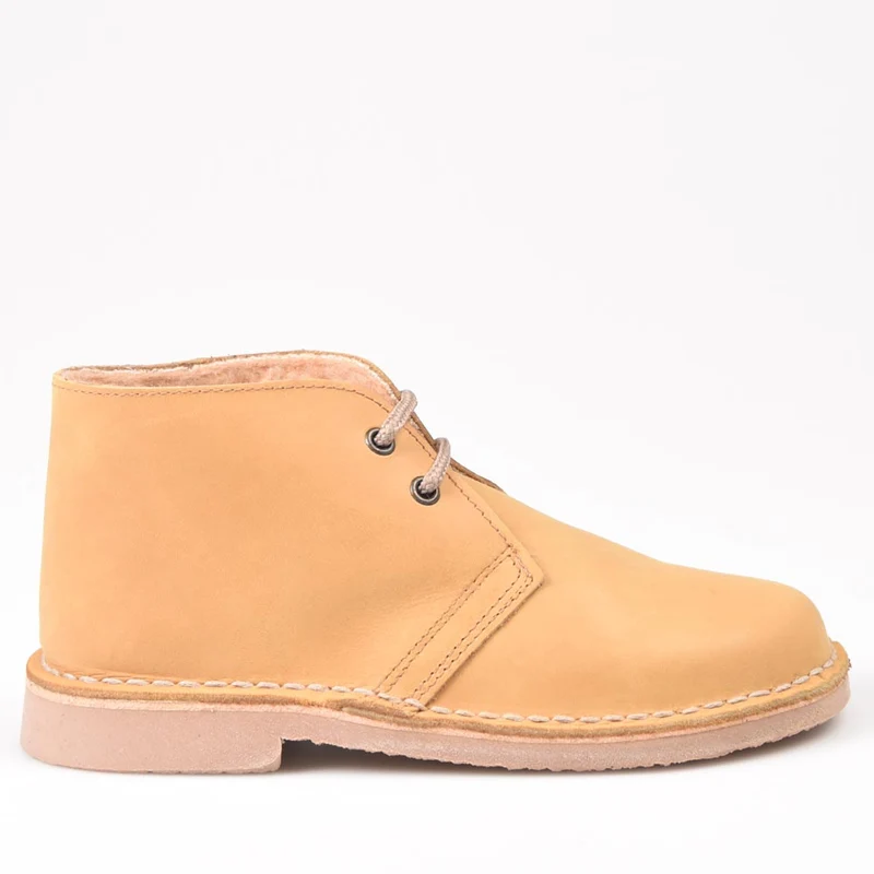 Botas Pisamierdas Pull Mostaza Borreguito
