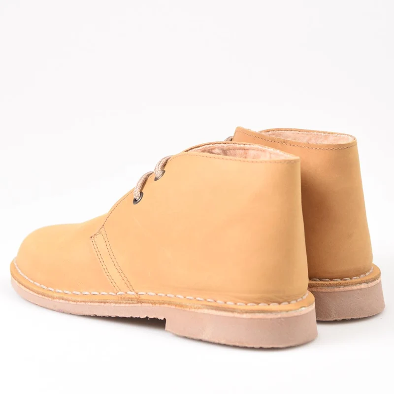 Botas Pisamierdas Pull Mostaza Borreguito