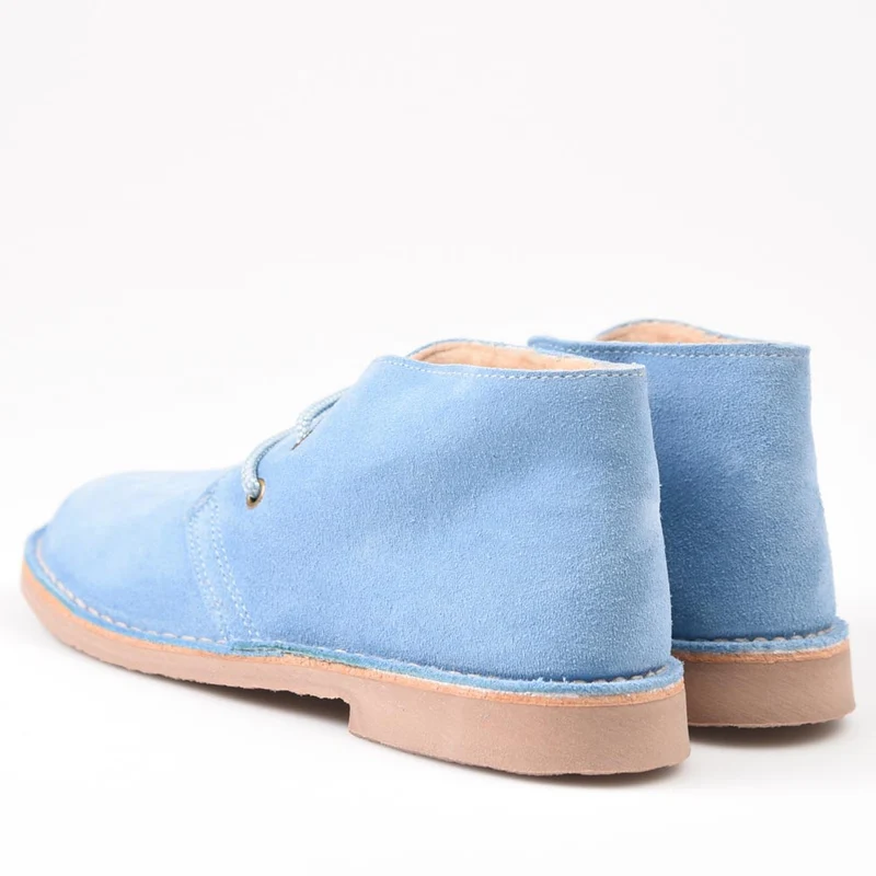 Botas Pisamierdas Celeste Borreguito
