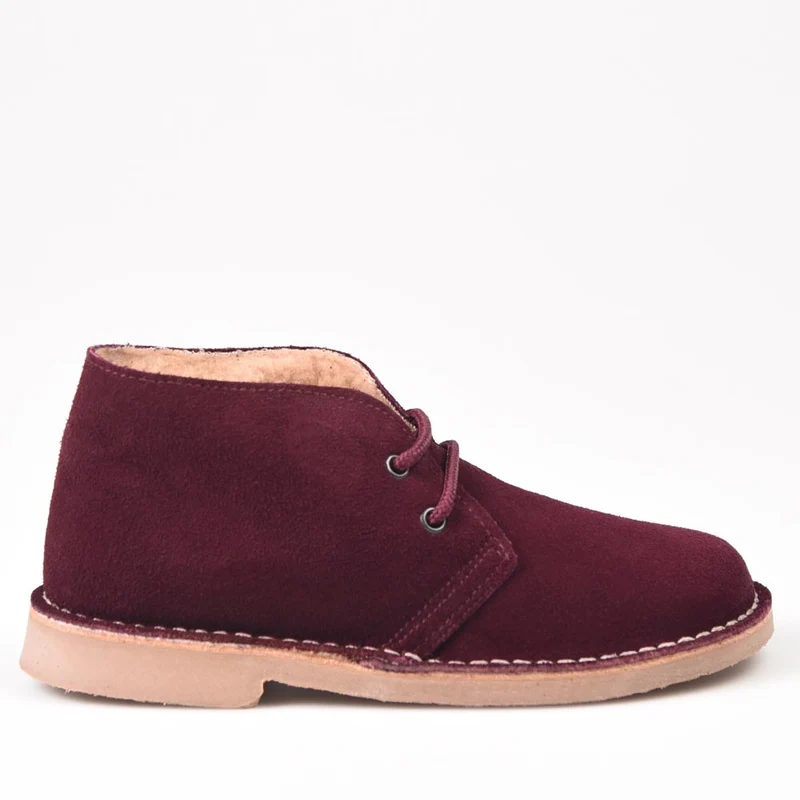 Botas Pisamierdas Burdeos Borreguito