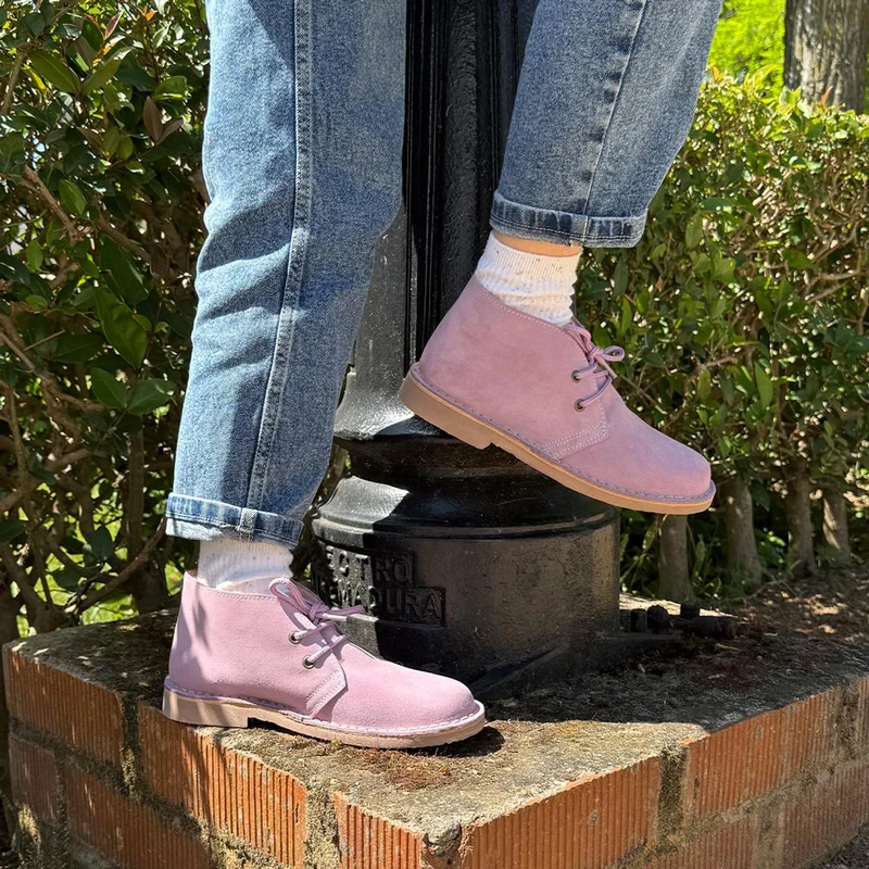 Botas Pisamierdas Lila Borreguito
