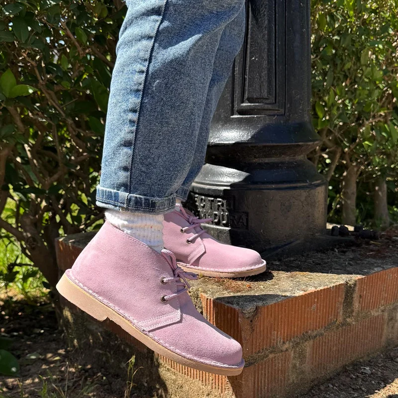 Botas Pisamierdas Lila Borreguito