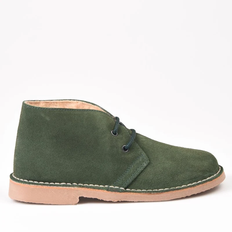 Botas Pisamierdas Verde Borreguito
