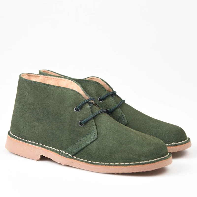 Botas Pisamierdas Verde Borreguito