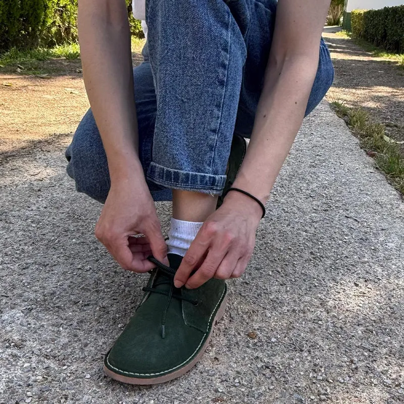 Botas Pisamierdas Verde Borreguito