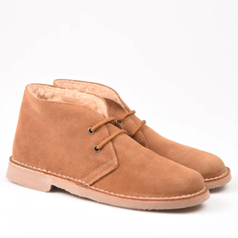 Botas Pisamierdas Camel Borreguito