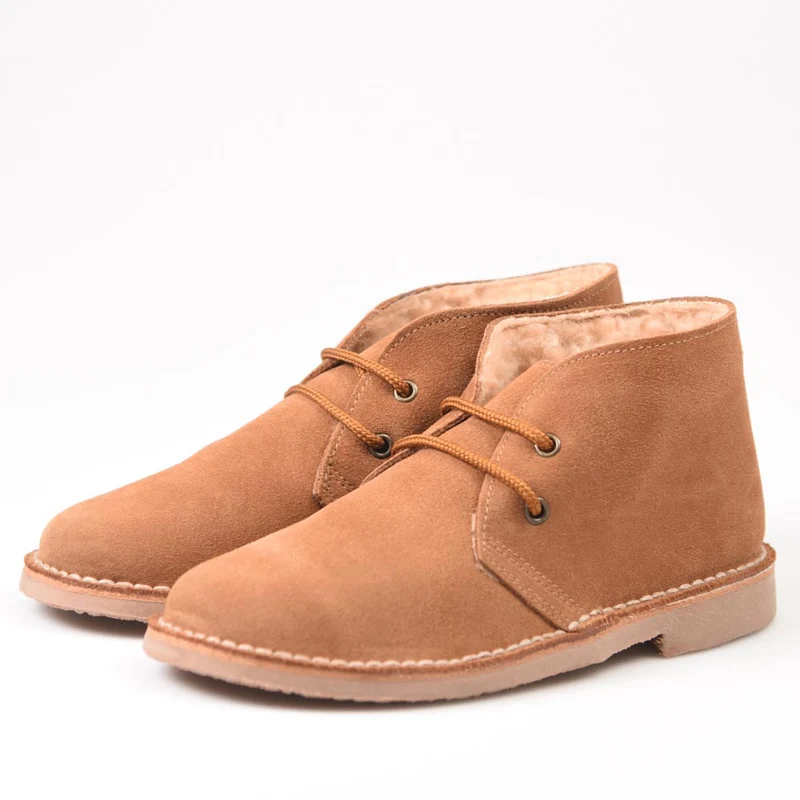 Botas Pisamierdas Camel Borreguito