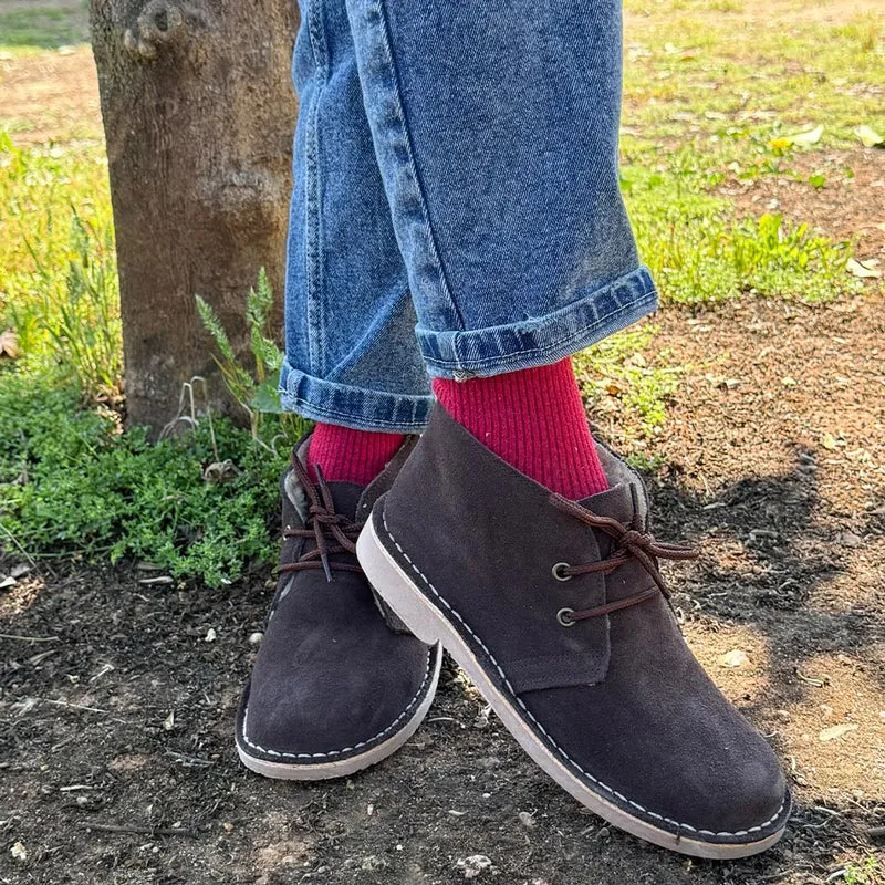 Botas Pisamierdas Marrón Borreguito