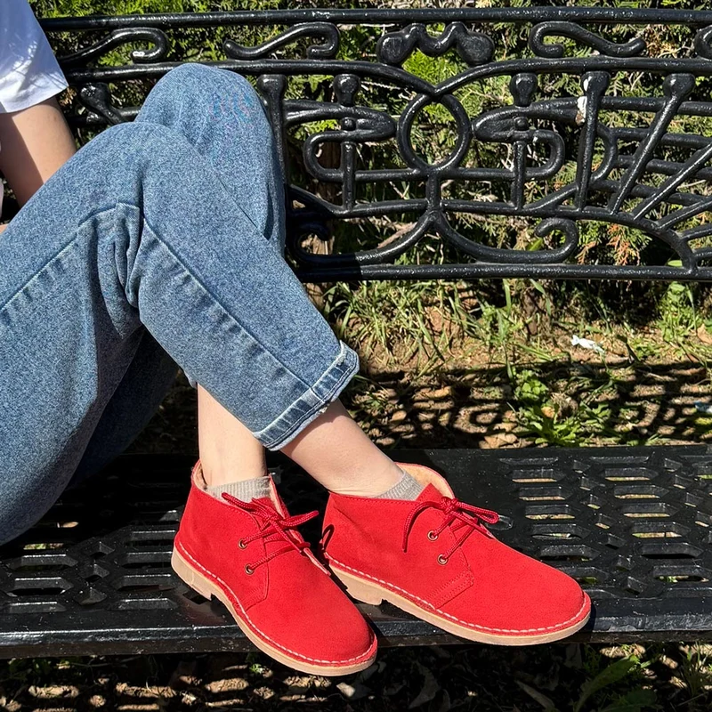 Botas Pisamierdas Rojo Borreguito