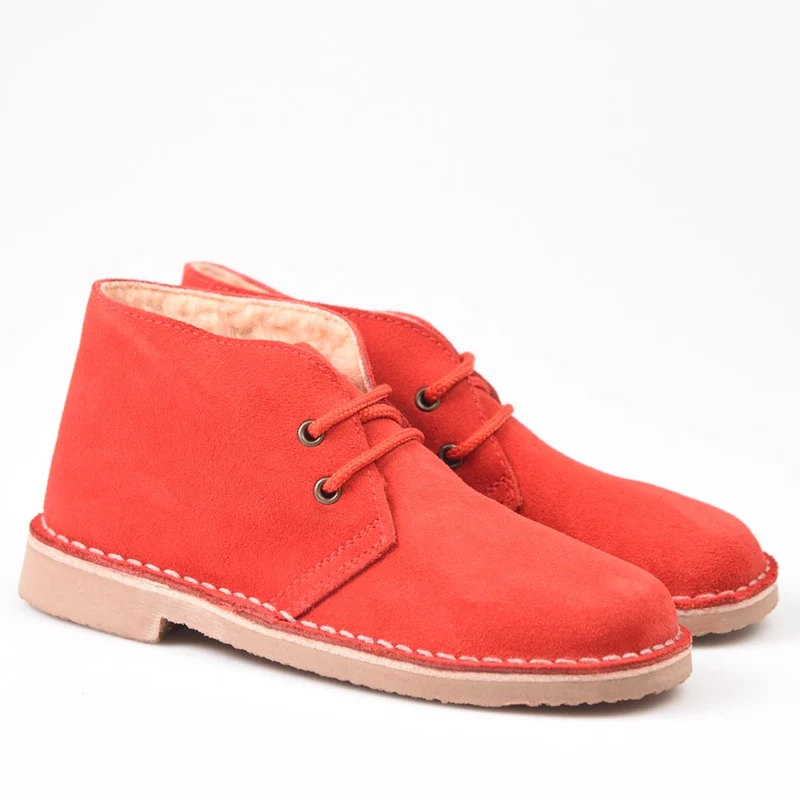 Botas Pisamierdas Rojo Borreguito